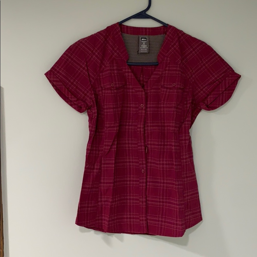REI hiking shirt